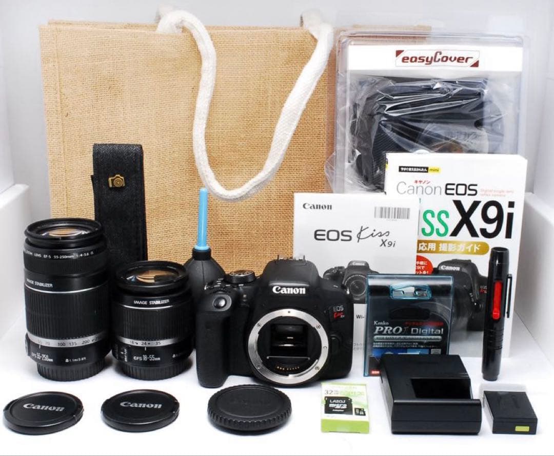ダブルレンズセット❤️Canon kiss X9i❤️説明書付きで安心✨