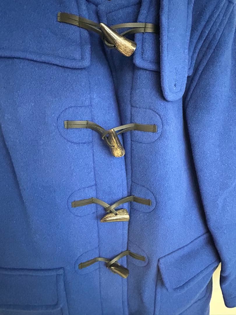 ENGLAND LONDON Traditionダッフルコート 青　42