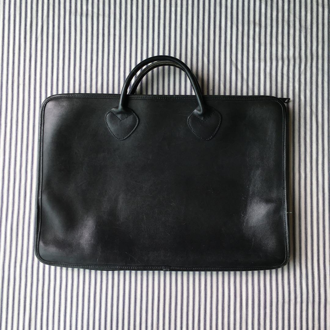 maimai 80's L.L.Bean ブリーフケース 黒レザー