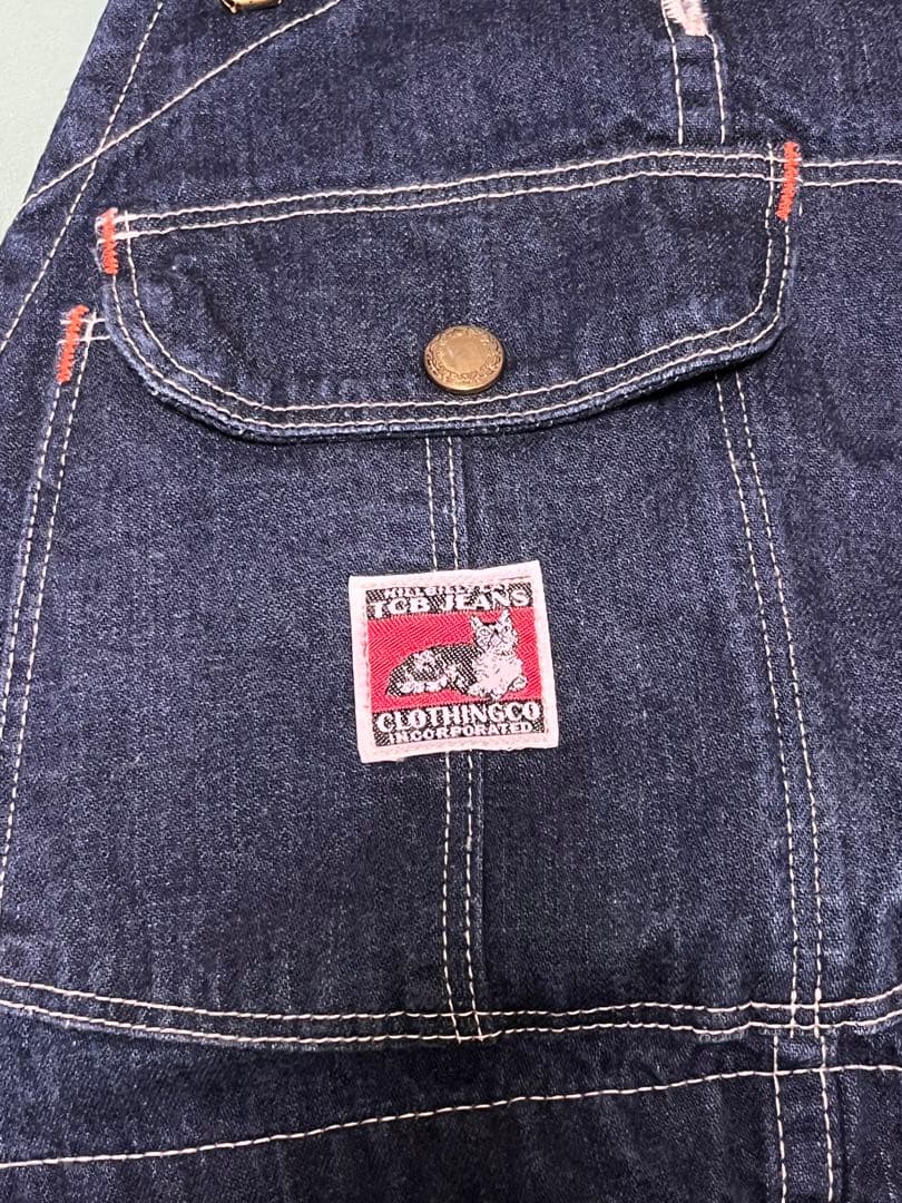 Wrecking Crew Pants / デニムオーバーオール tcb 32