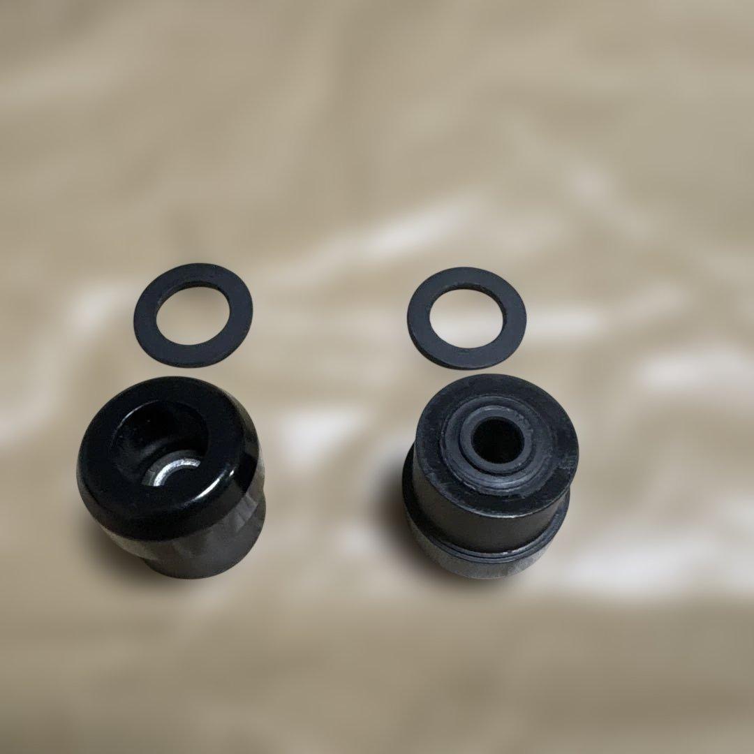 バイクミラー ブラック 取り付け用ネジ付き