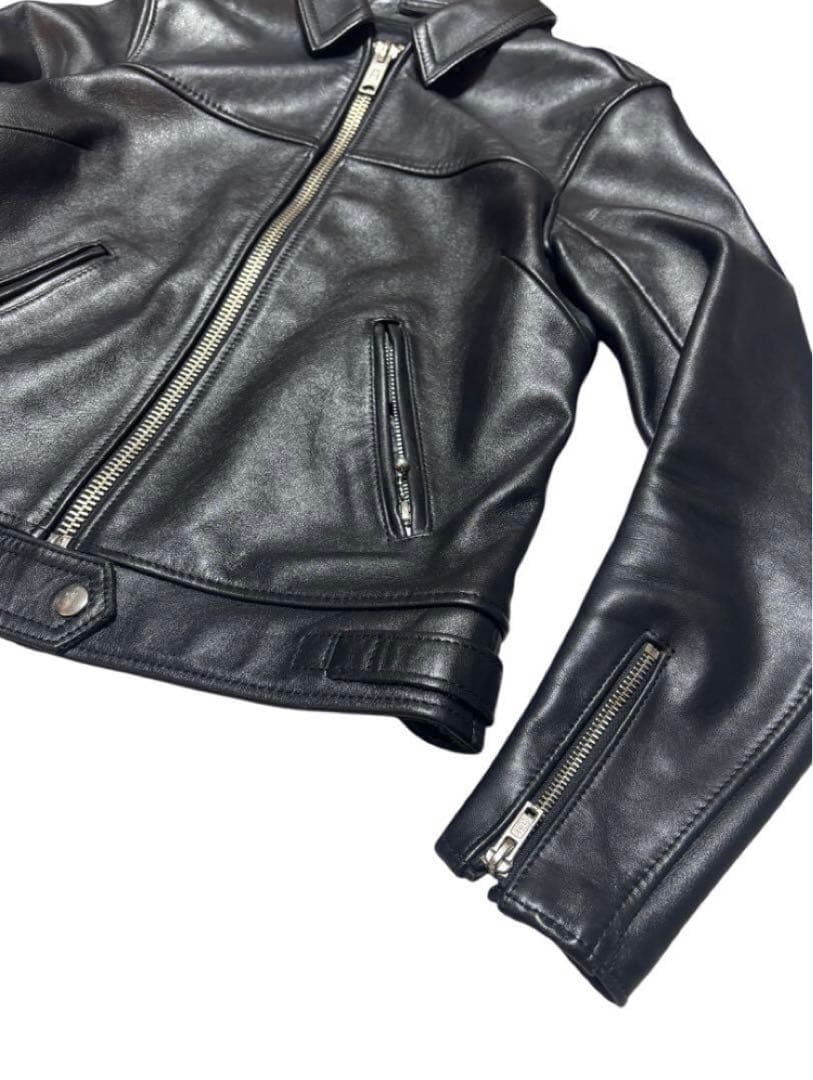 666 ライダースジャケット LJW-4TF 黒 日本製　サイズ34