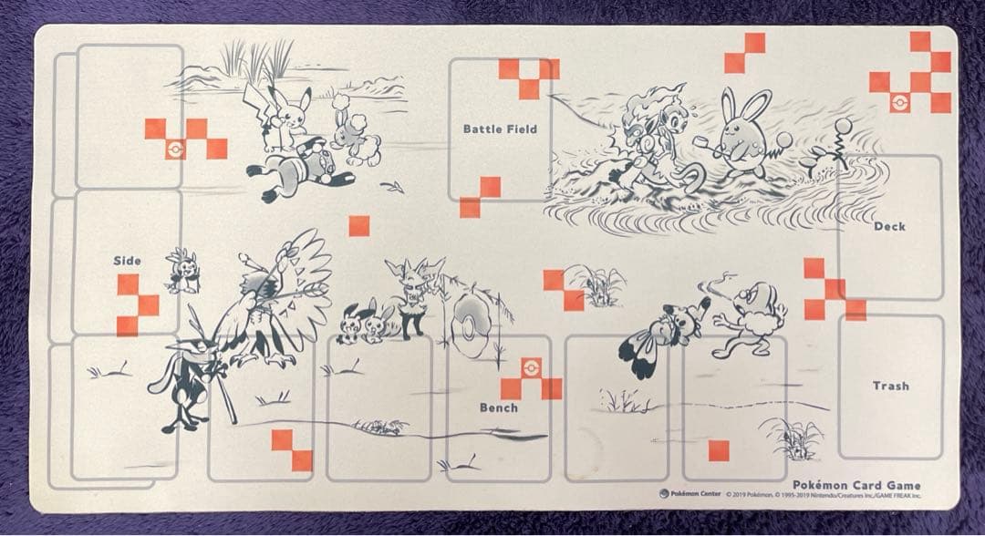 ぽけもん戯画　プレイマット