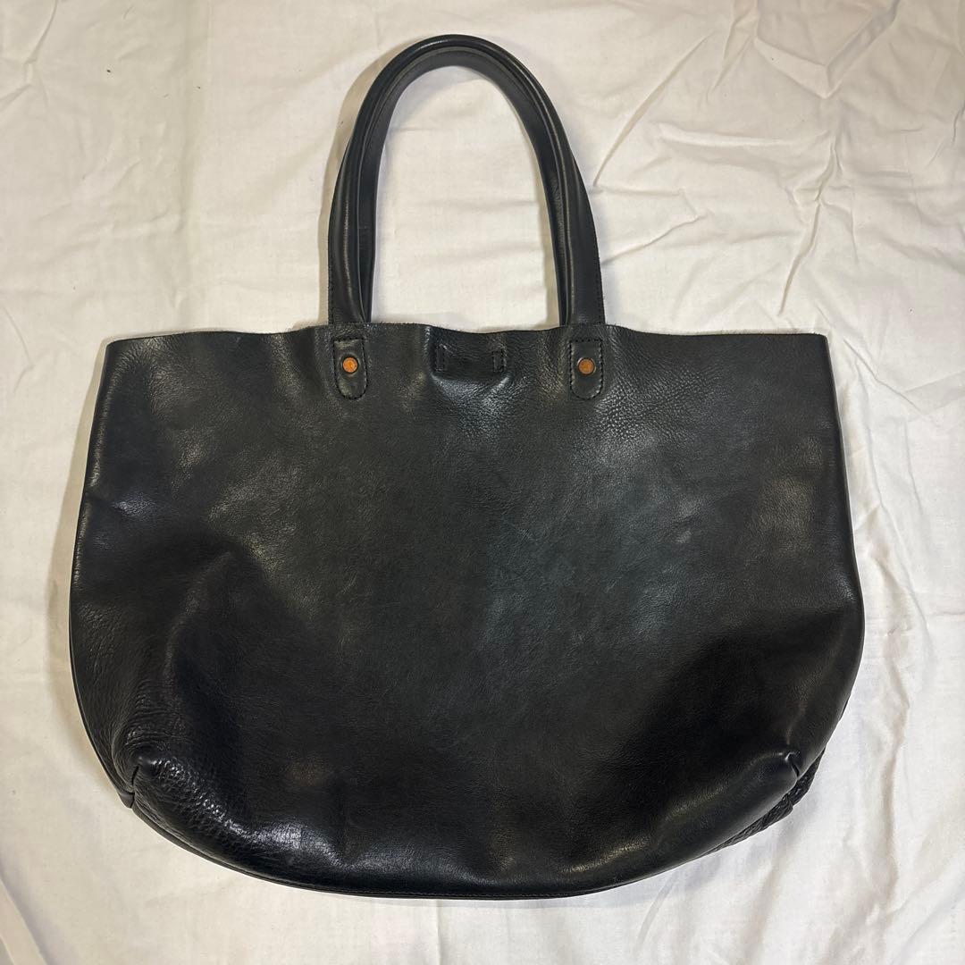 スロウ　トートバッグ　ビームス別注　bono 肩掛け　黒　栃木レザー　イチ押し