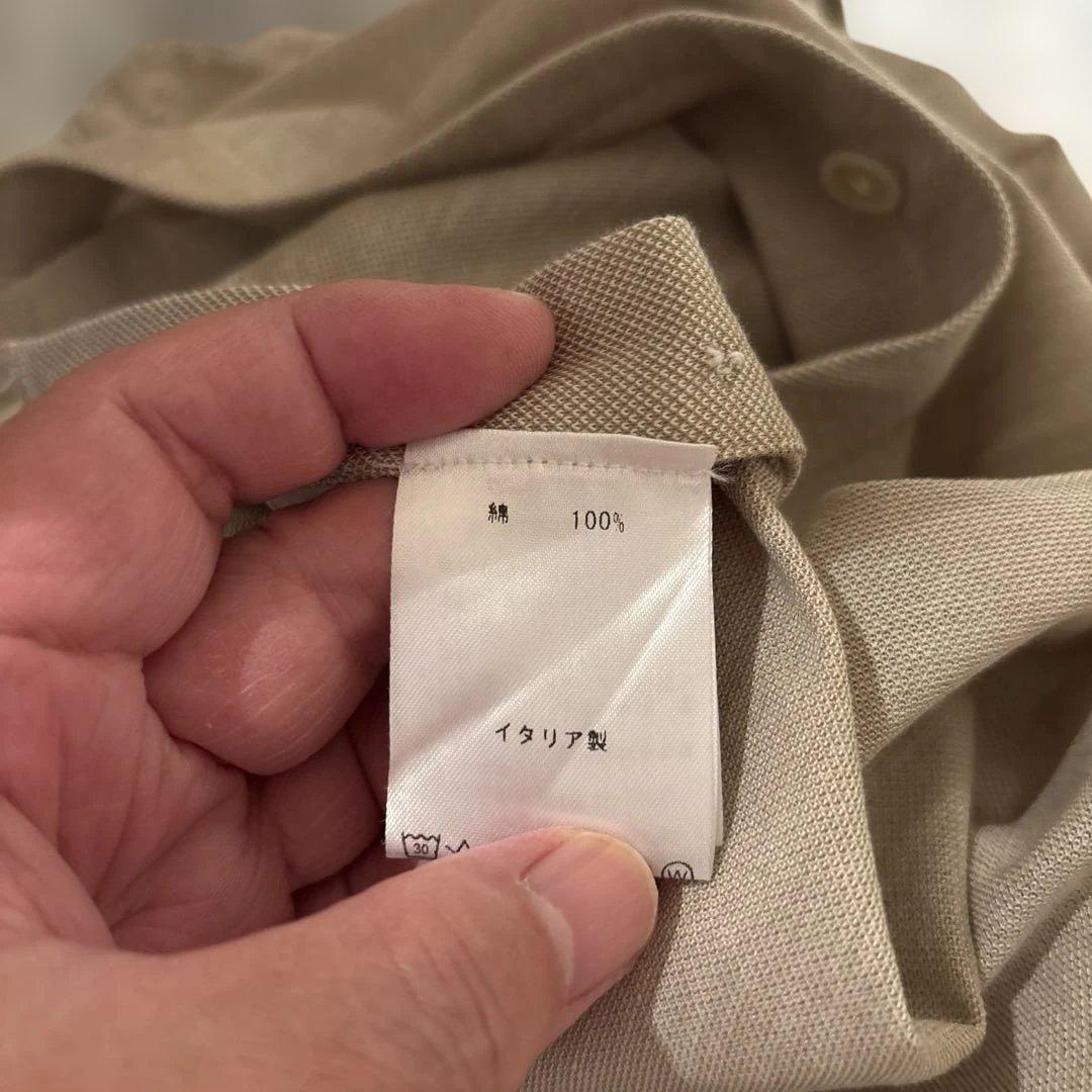 フィナモレ／ジャージーシャツ／グレージュ／S