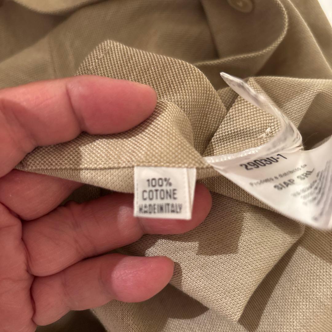 フィナモレ／ジャージーシャツ／グレージュ／S