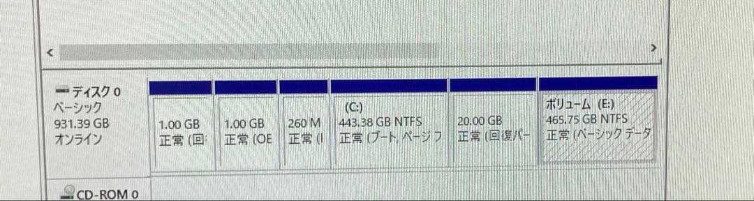 Windows10 SSD1TBパソコン