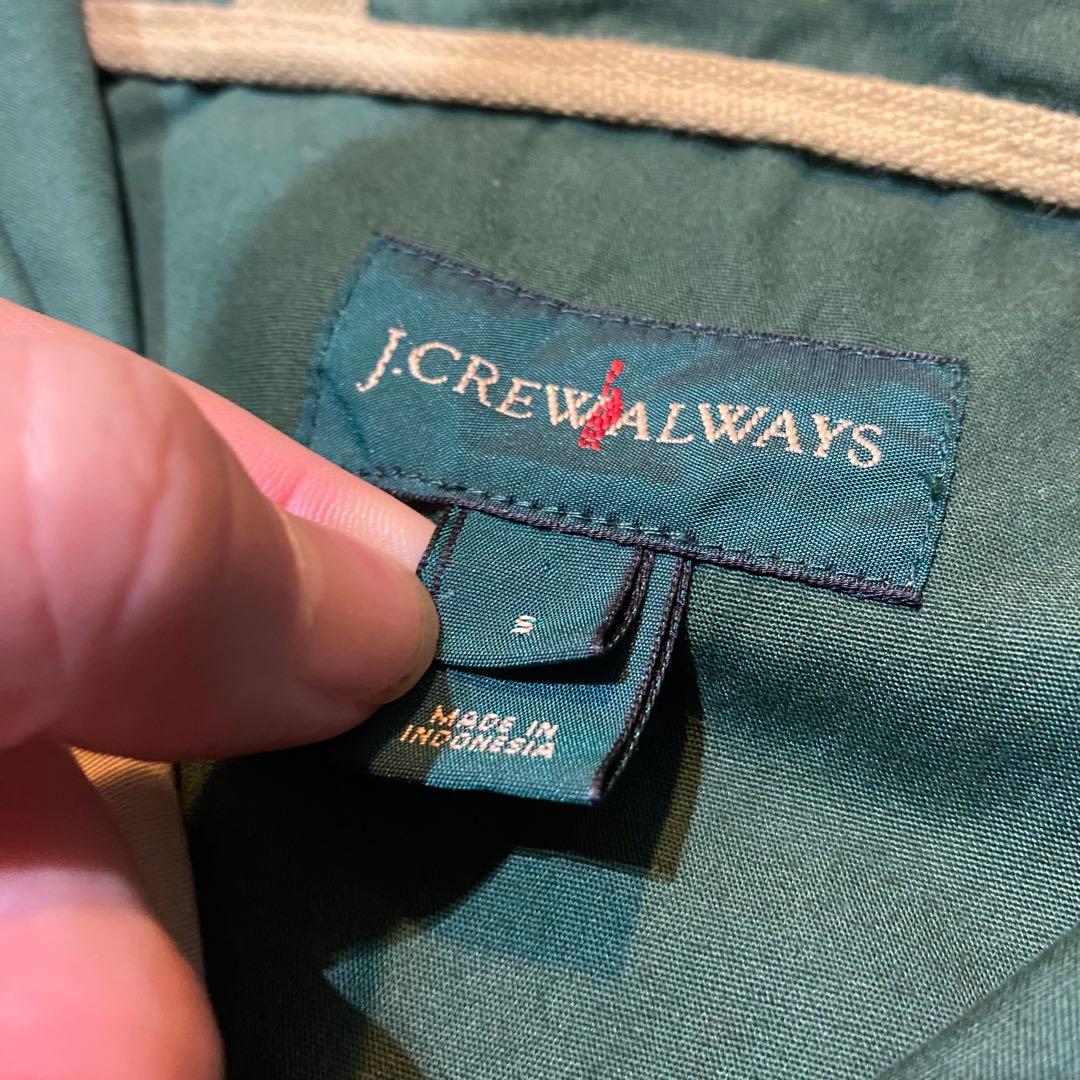 名作J.CREW 巨人タグ コットンアノラックパーカー