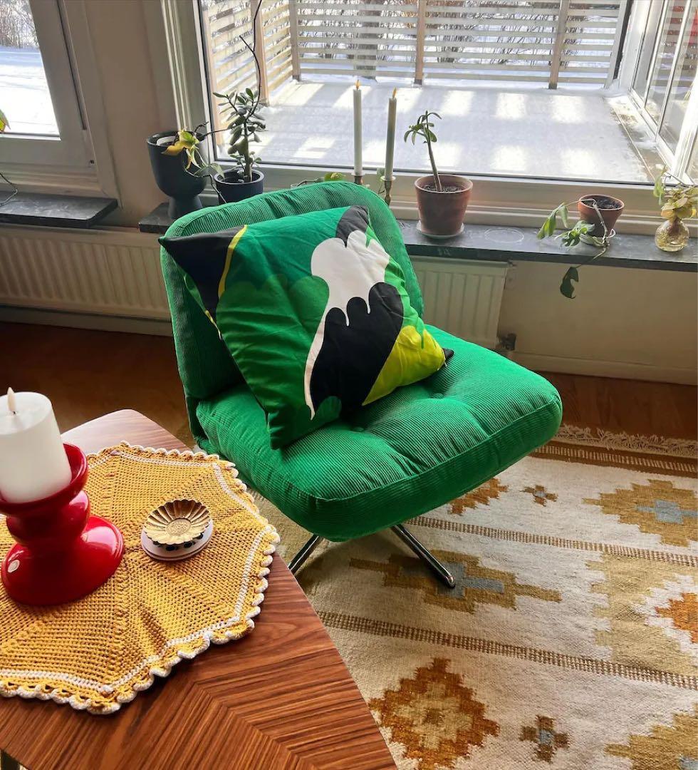 ♦︎新品♠︎未開封♦︎ IKEA ディヴリンゲ ソファ 回転パーソナルチェア 椅子