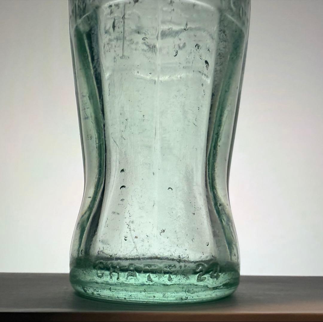 B20 1920's コカコーラ コンツァーボトル ライトグリーン 瓶