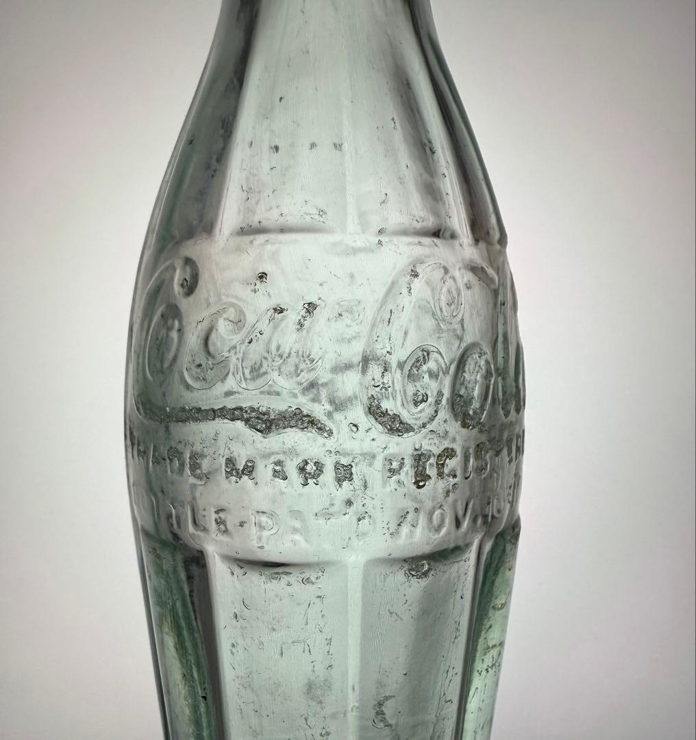 B20 1920's コカコーラ コンツァーボトル ライトグリーン 瓶