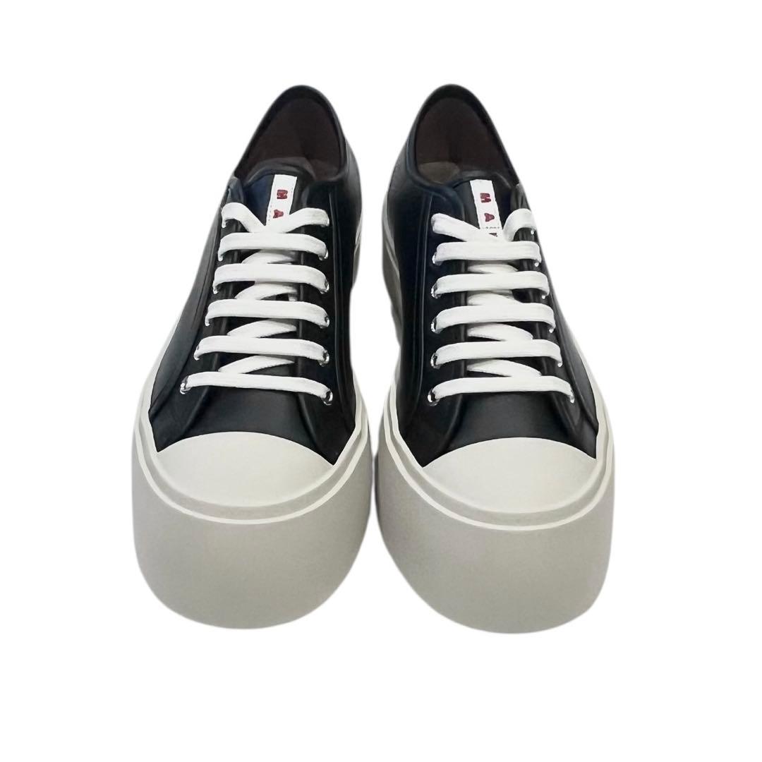 MARNI 25AW ブラック ナッパレザー PABLOレースアップスニーカー