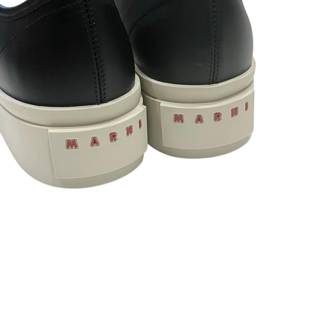 MARNI 25AW ブラック ナッパレザー PABLOレースアップスニーカー