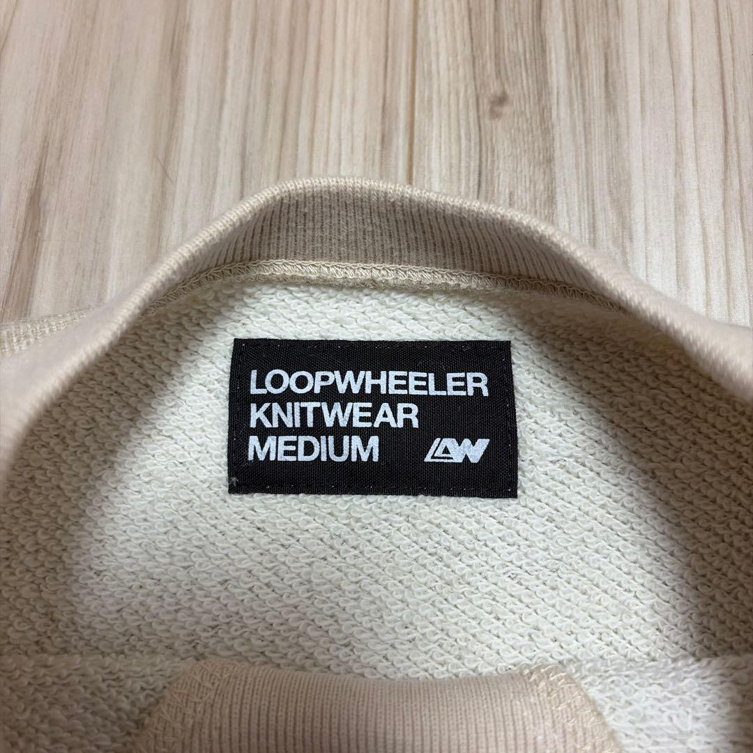 LOOPWHEELER シルクウールコットン(LW223) ベージュ