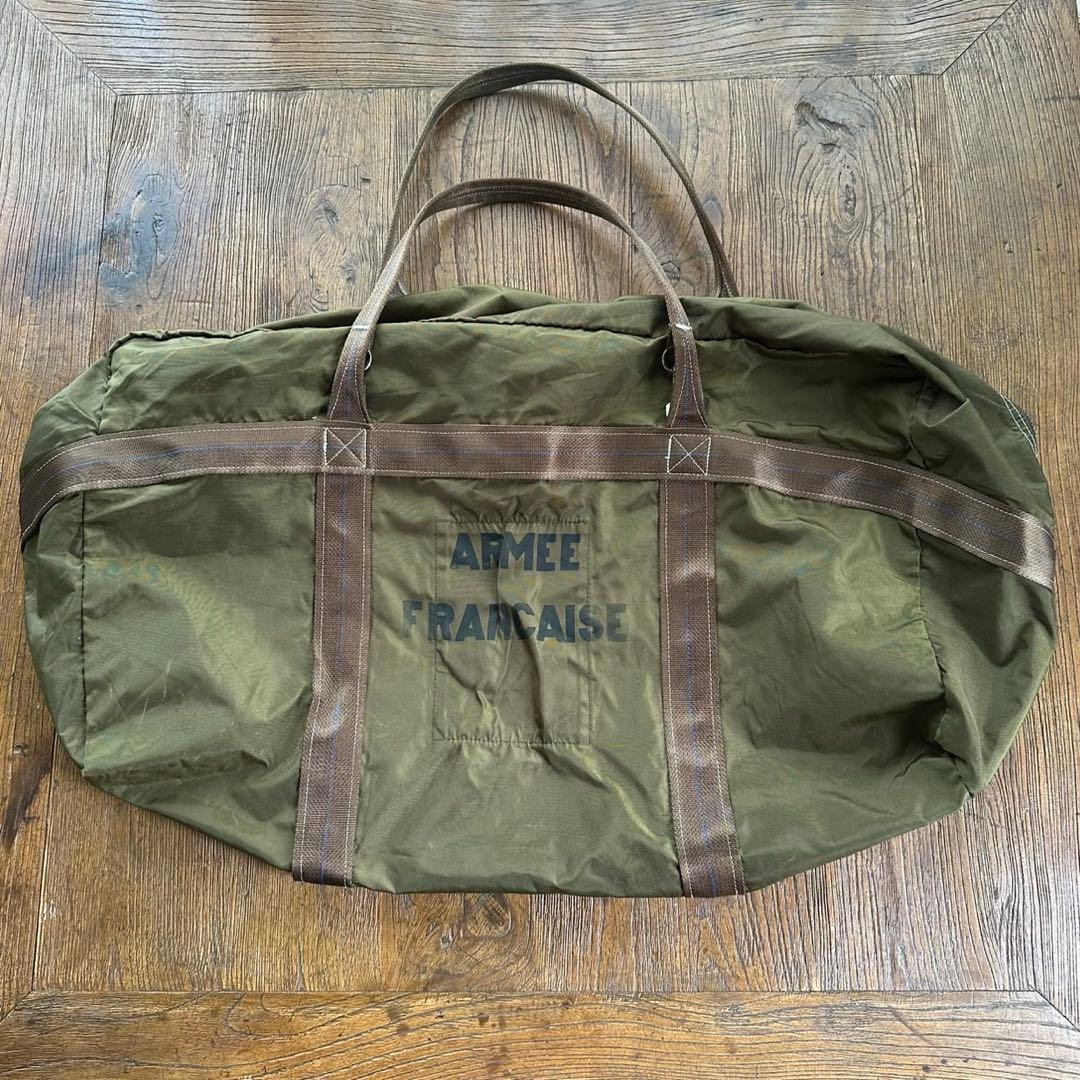 【ヴィンテージ美品】80s フランス軍パラシュートバッグ