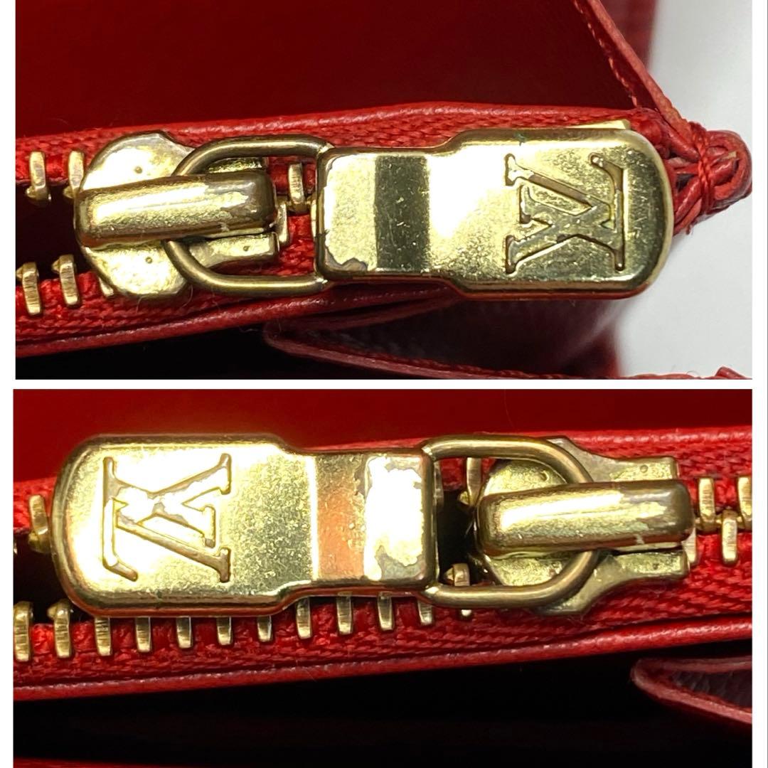 LOUIS VUITTON ルイヴィトン　エピ　赤　二つ折り財布