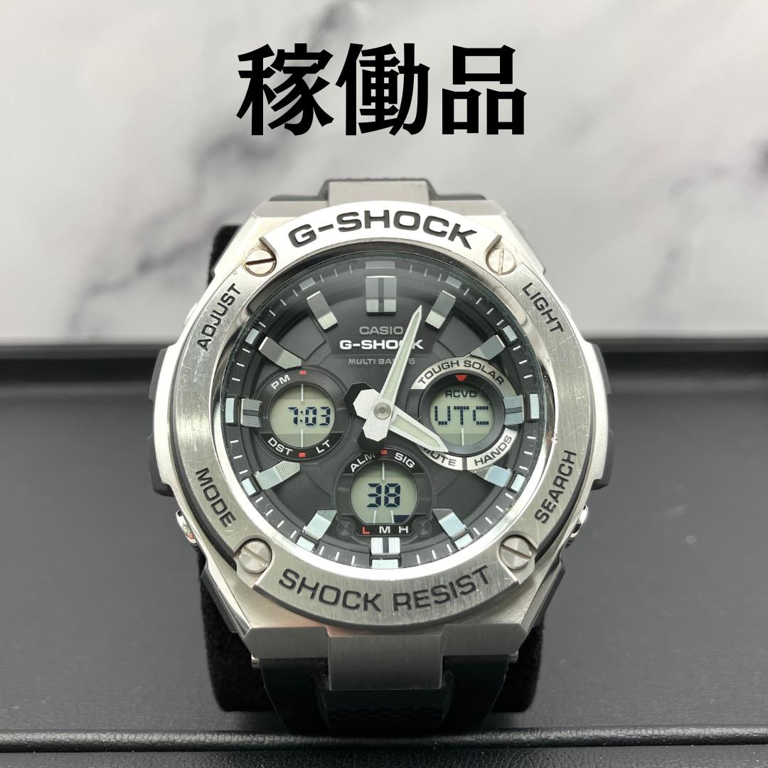 CASIO G-SHOCK 5444 GST-W110 ソーラー電波式 稼働品