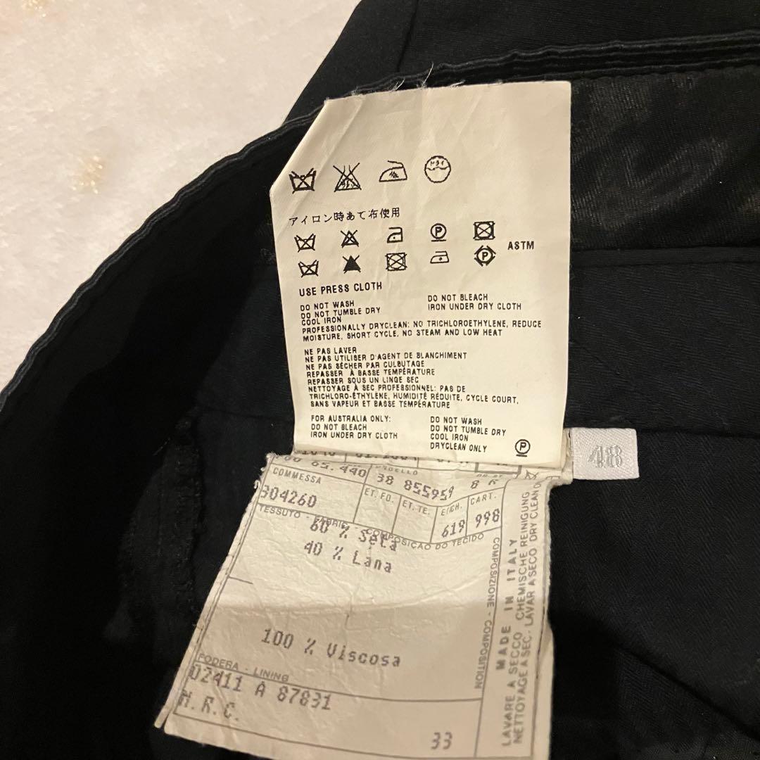 【超希少】MiuMiu レディース　パンツスーツ　シルク　ウール　シングル　3L