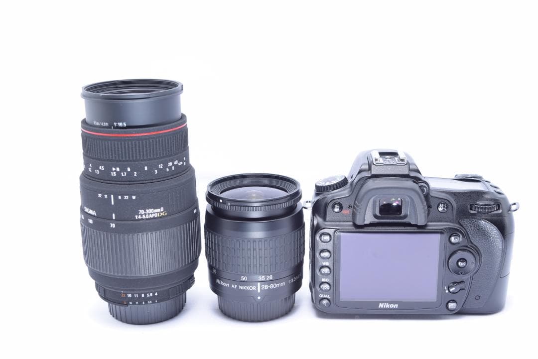 Nikon D90 デジタル一眼レフ ダブルレンズ　超望遠レンズ【手振れ補正】