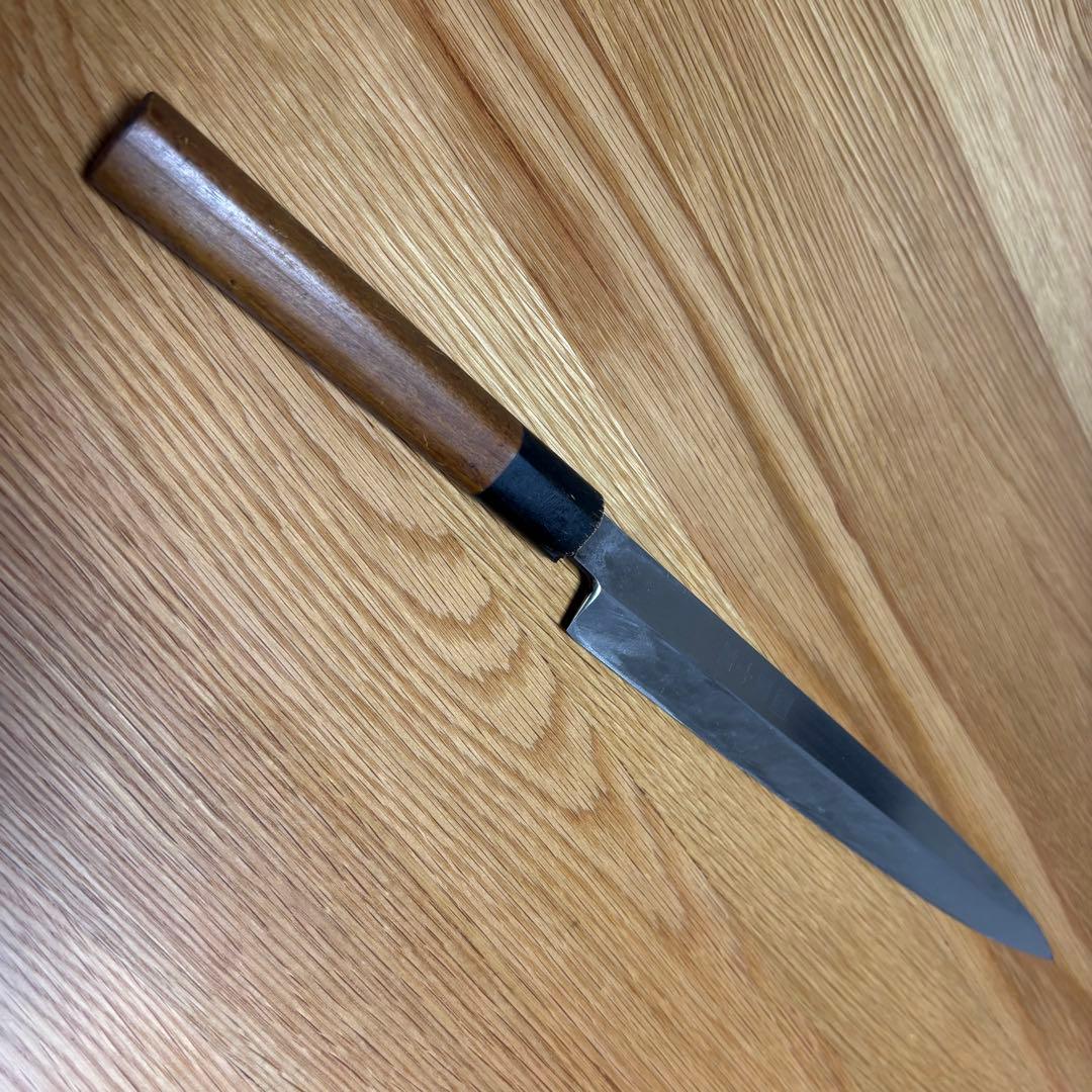 木屋團十郎、柳刃包丁、現状販売、わりと綺麗だと思います。