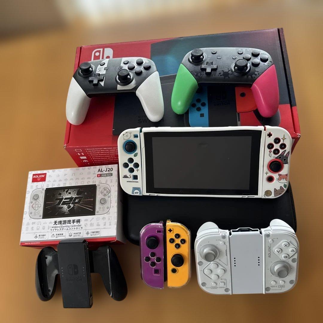 Nintendo Switch 本体 コントローラー多数セット