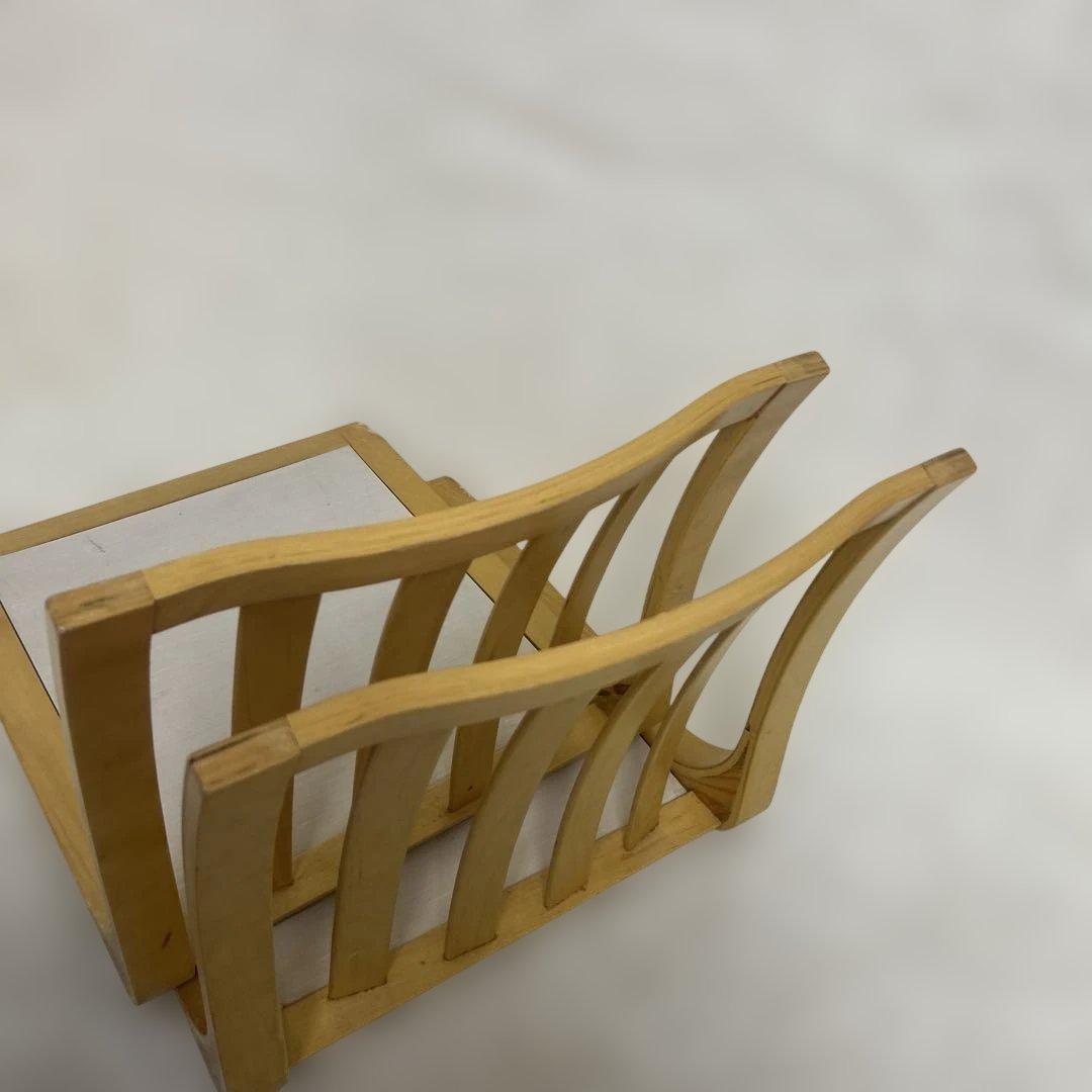 木製座椅子 4脚セット　格子 和座敷 昭和レトロ