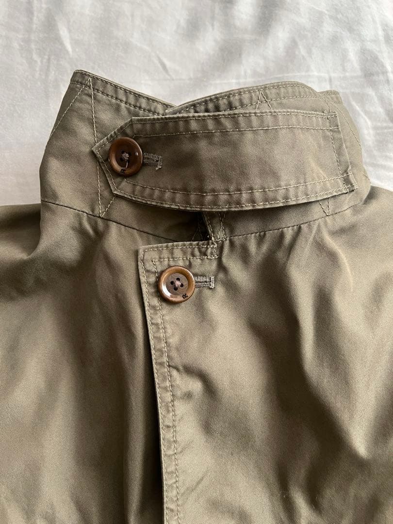 45R 綿ナイロンオックスフォードハーフブルゾン