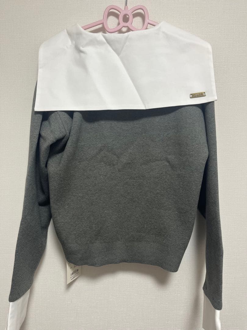 THE TOÉ THE TOE Cochem Sailor Top グレー　S