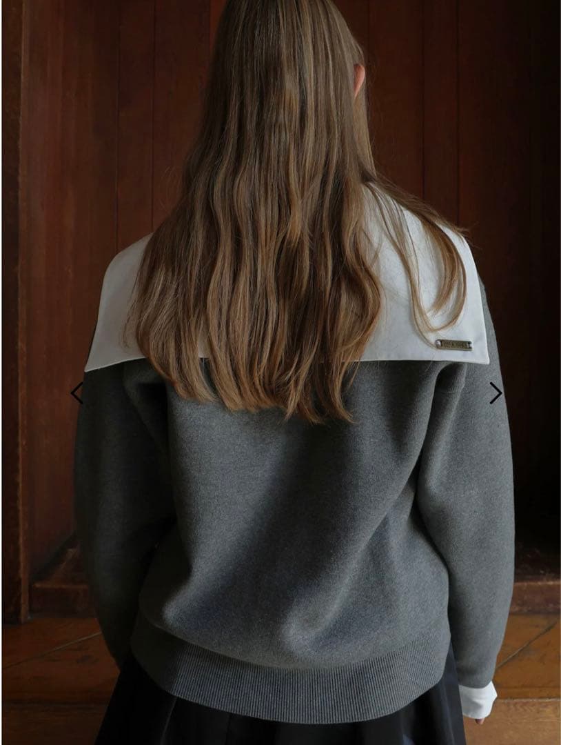 THE TOÉ THE TOE Cochem Sailor Top グレー　S