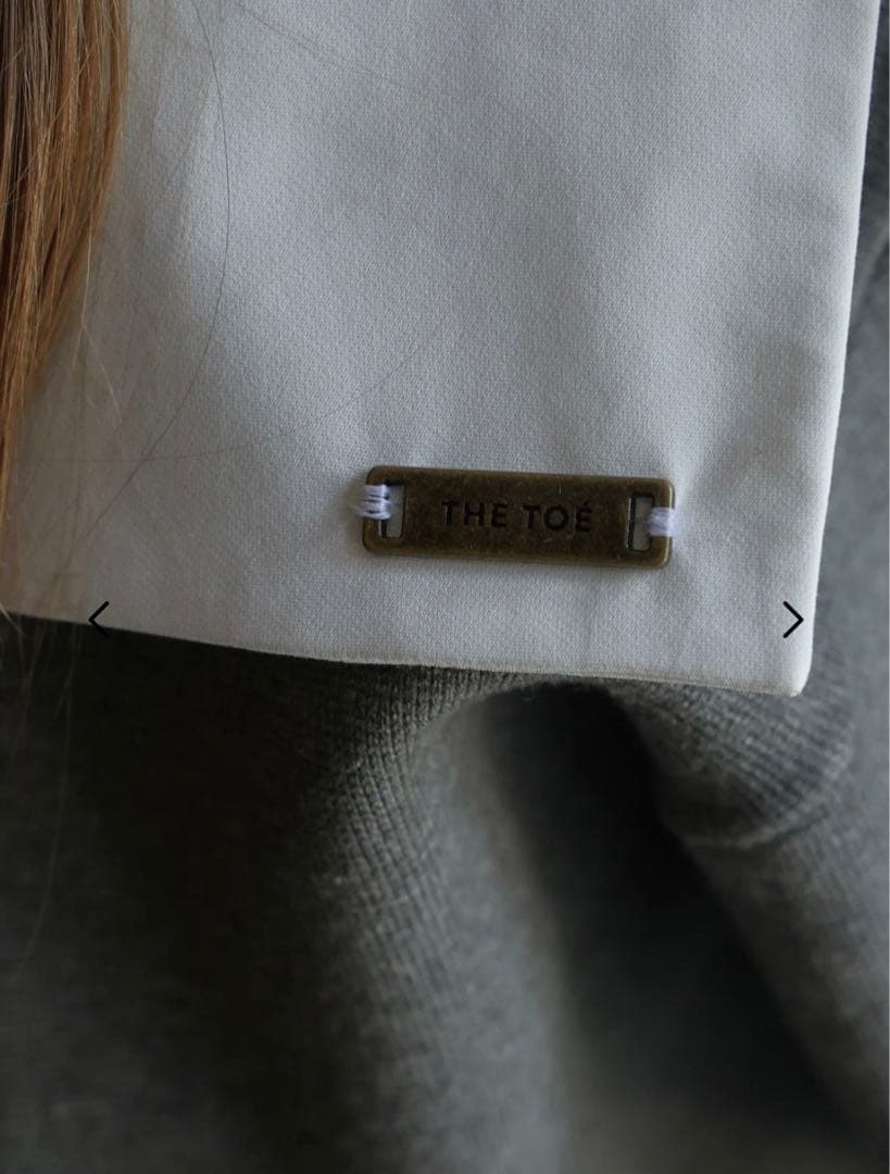 THE TOÉ THE TOE Cochem Sailor Top グレー　S