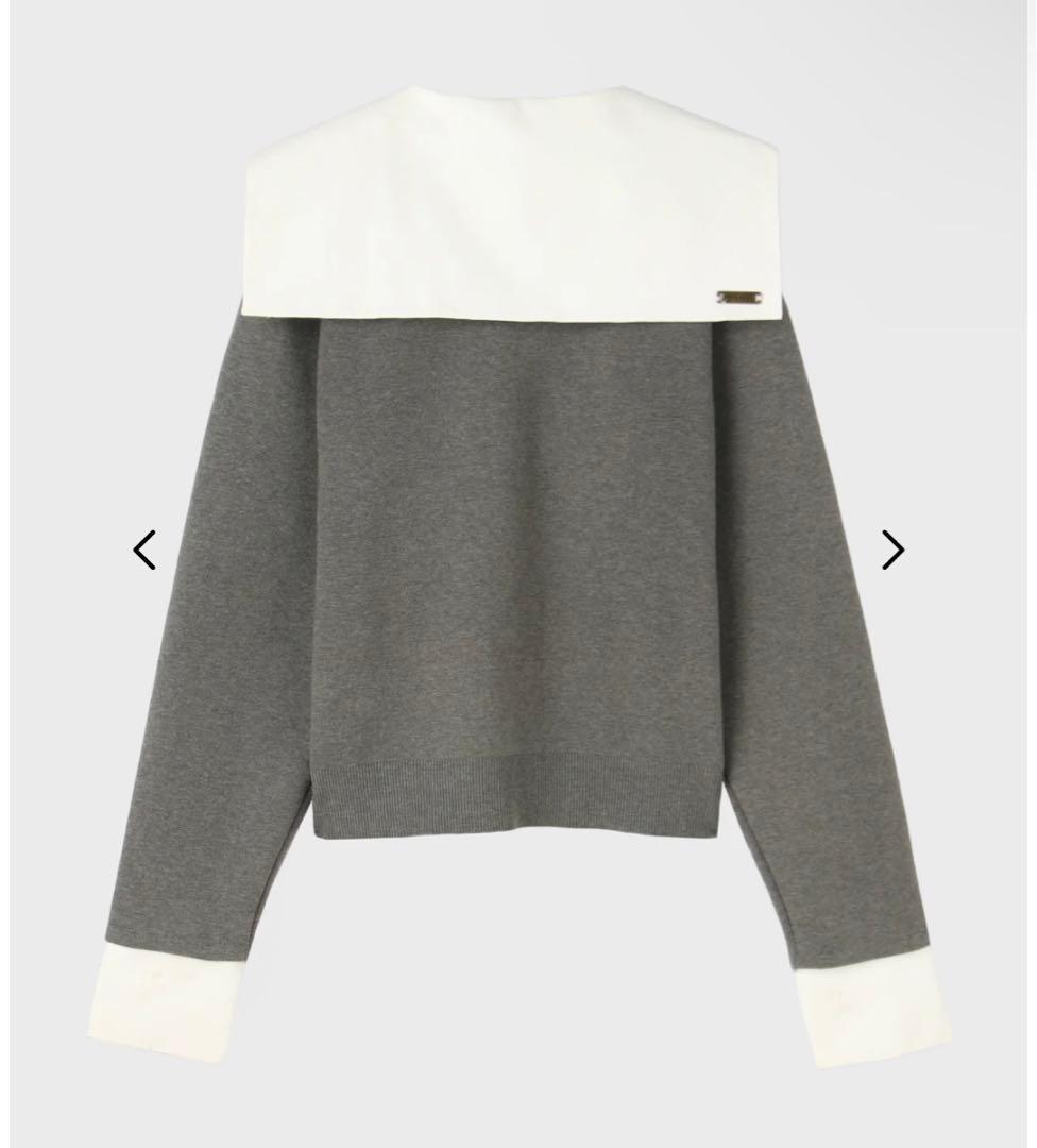 THE TOÉ THE TOE Cochem Sailor Top グレー　S