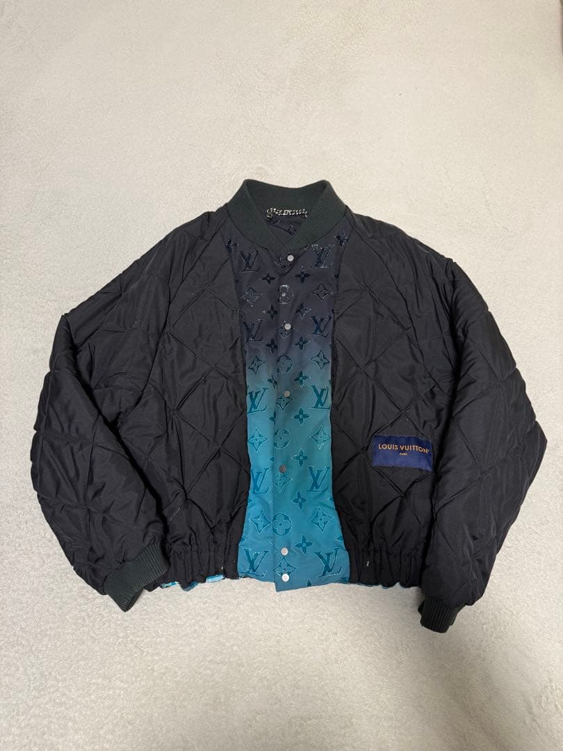 ルイヴィトン モノグラム ナイロン ボンバージャケット 48サイズ美品 24SS