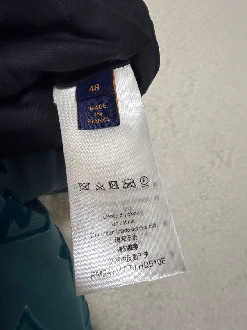ルイヴィトン モノグラム ナイロン ボンバージャケット 48サイズ美品 24SS