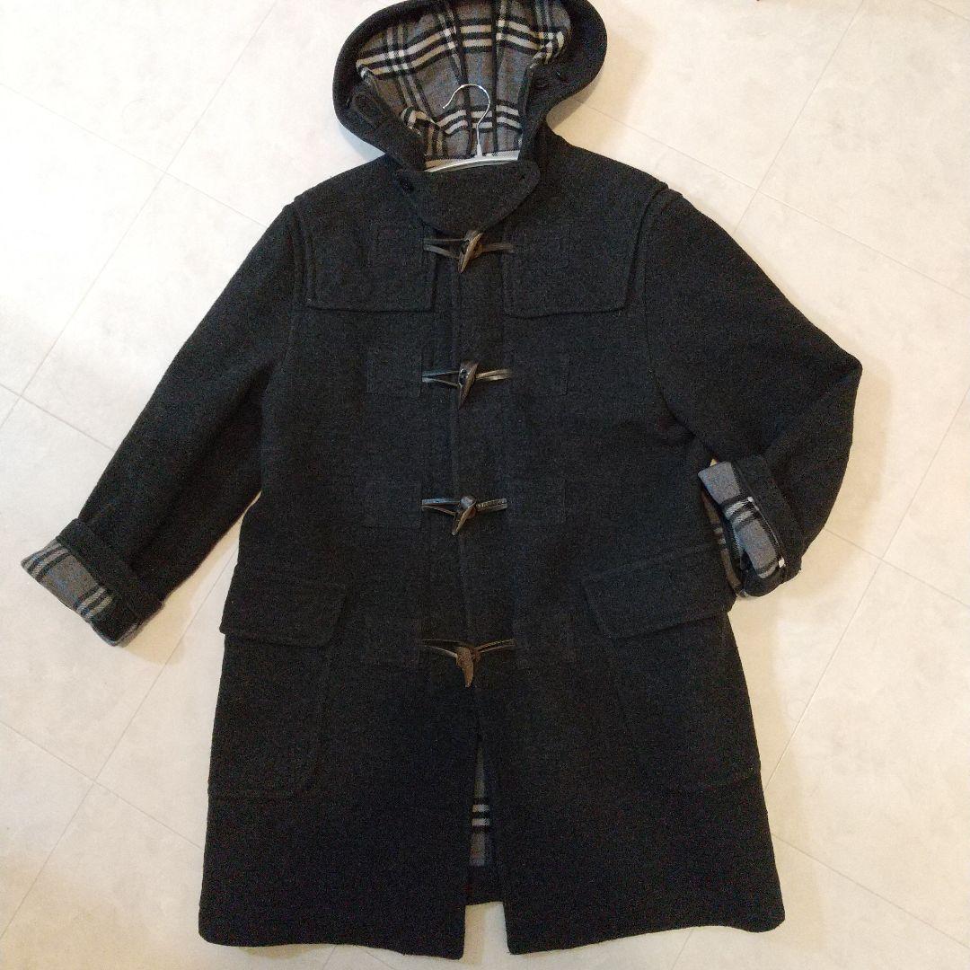 BURBERRY LONDON ダッフル コート ノバチェック グレー