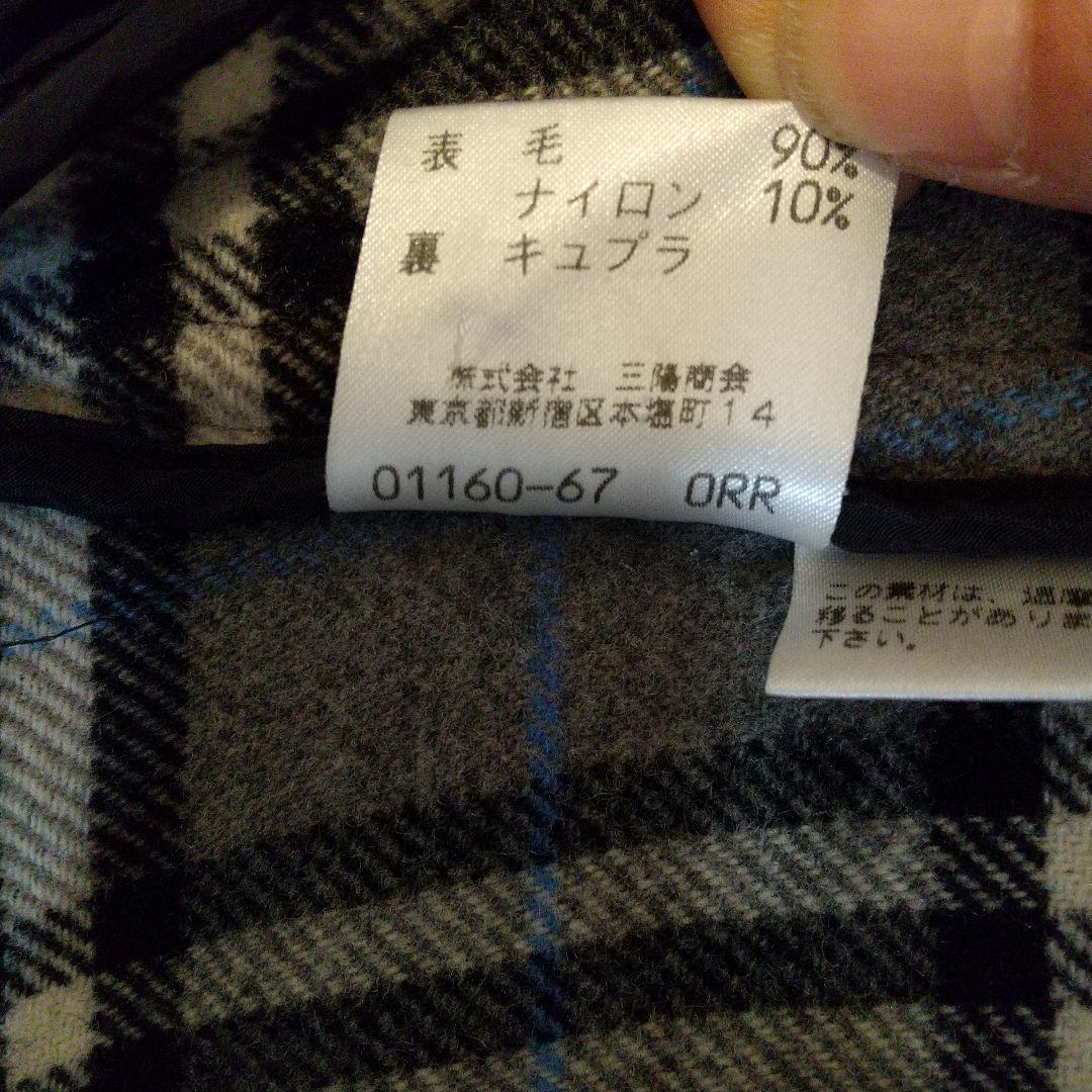 BURBERRY LONDON ダッフル コート ノバチェック グレー