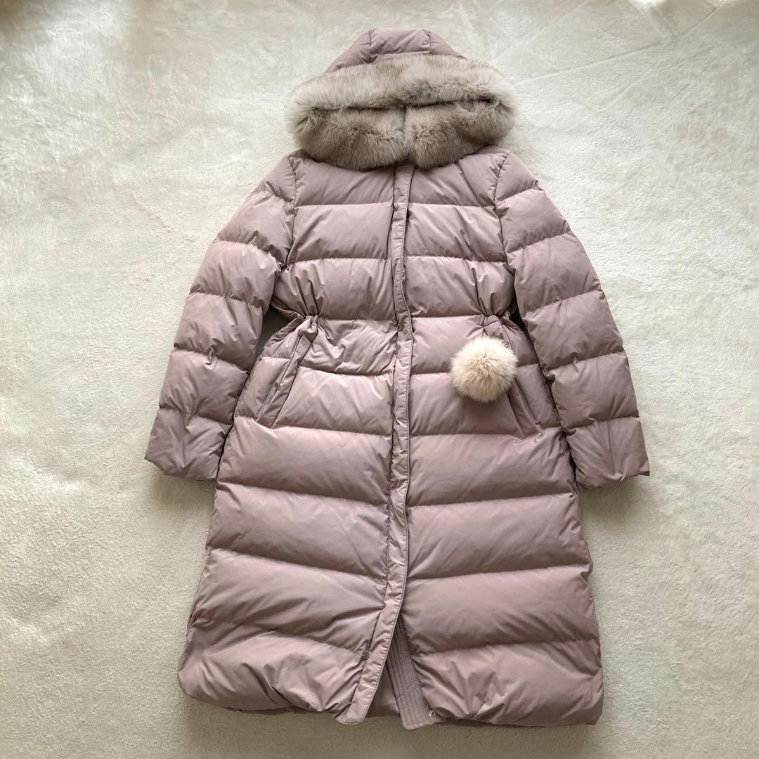 SHESMISS シーズミス　韓国　ロングダウンコート　フォックスファー　肉厚