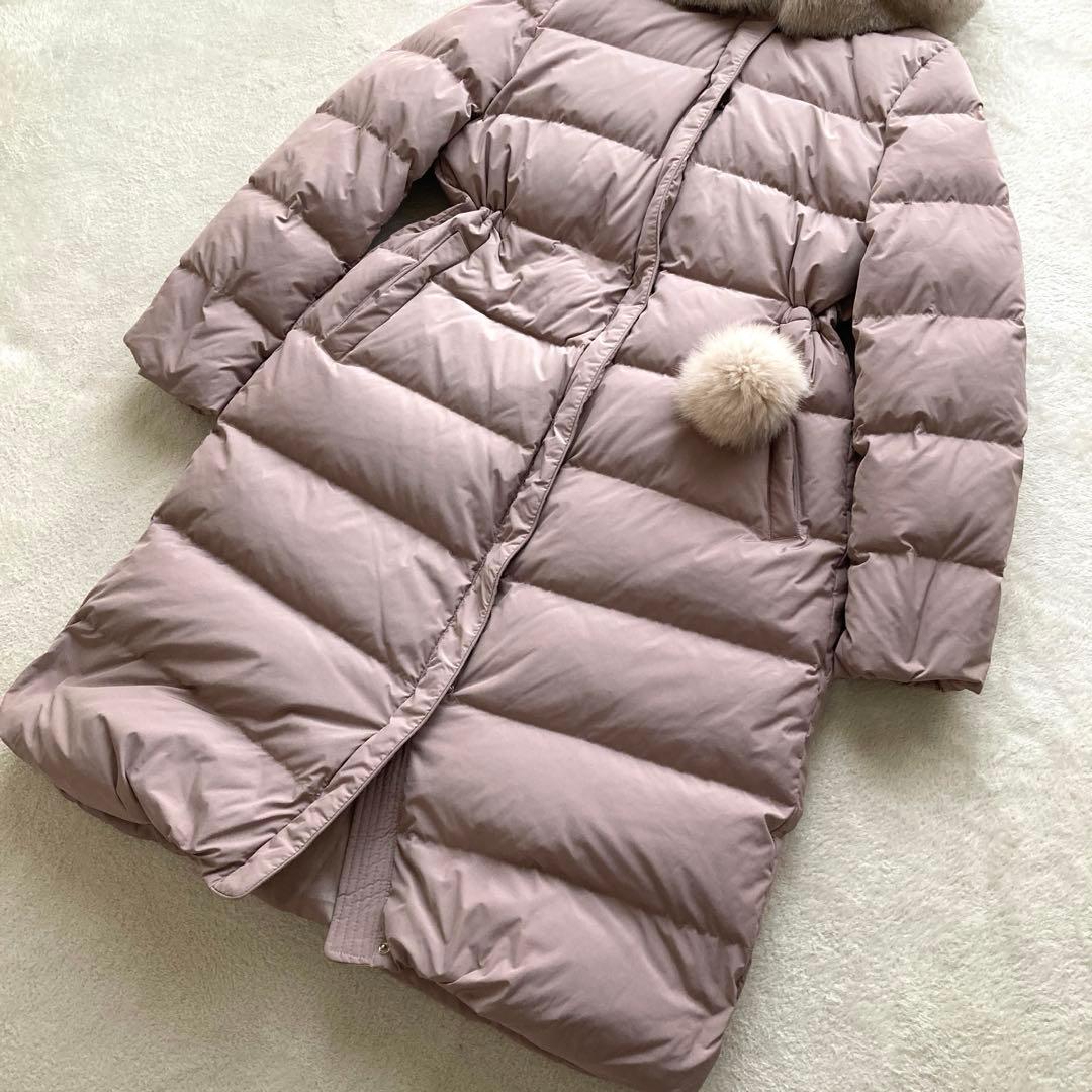 SHESMISS シーズミス　韓国　ロングダウンコート　フォックスファー　肉厚