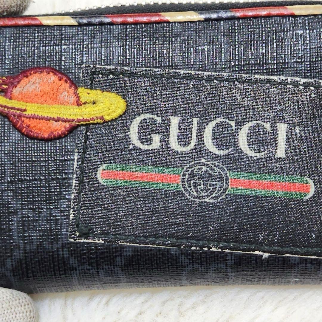 ✨美品　希少　レア✨グッチ　ケース　刺繍　アップリケ　アニマリエ　レザー