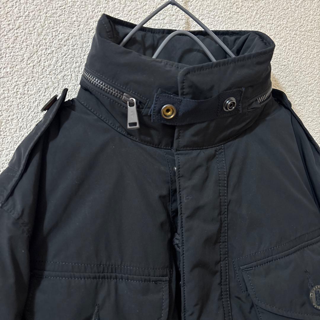 新品同様　ポロラルフローレン ミリタリー ジャケット ファーライナー付　黒　XS