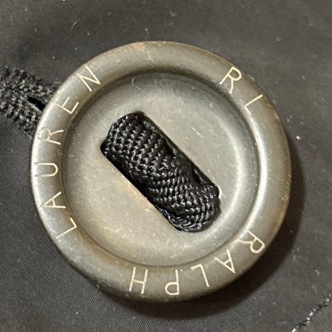 新品同様　ポロラルフローレン ミリタリー ジャケット ファーライナー付　黒　XS