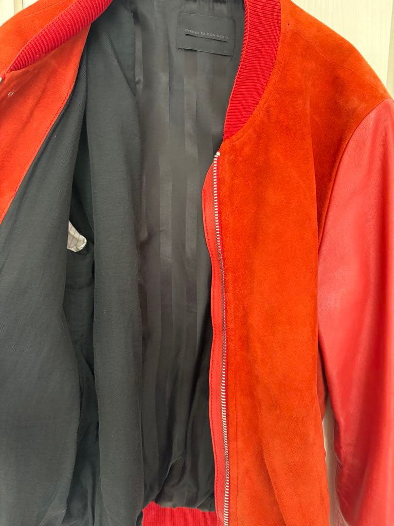 Dieselシングルレザーブルゾン