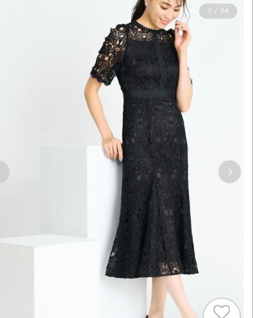 美品CELFORDセルフォードレースマーメイドワンピース佳子様佳子さま石原さとみ