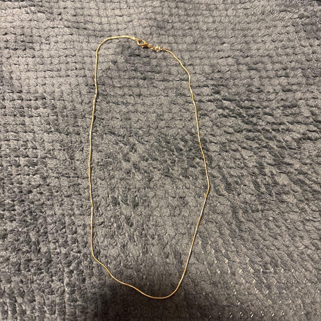 S*A様 ゴールドチェーンネックレス　18k