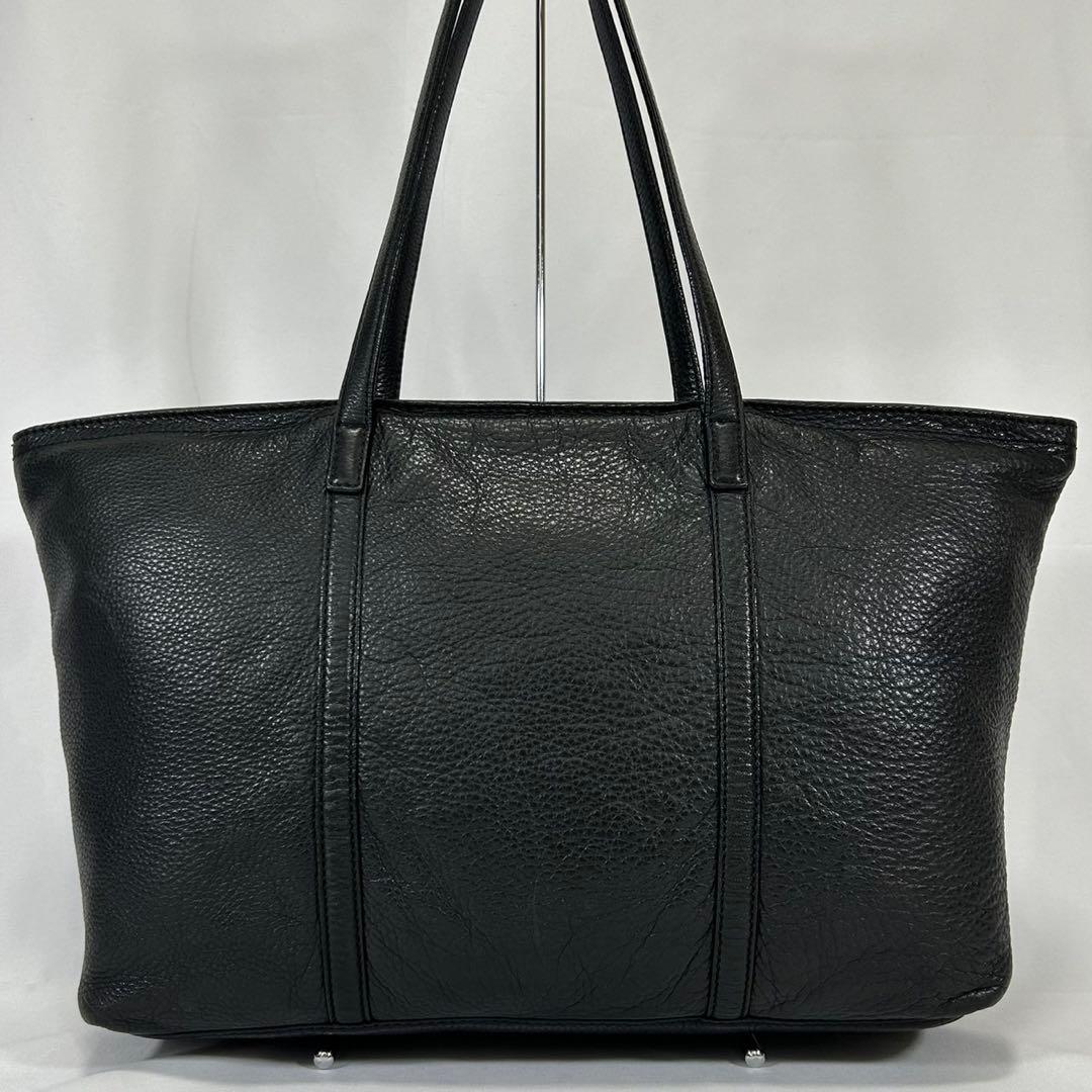 【美品】ブルックスブラザーズ トートバッグ ビジネスバッグ レザー 肩掛け 黒