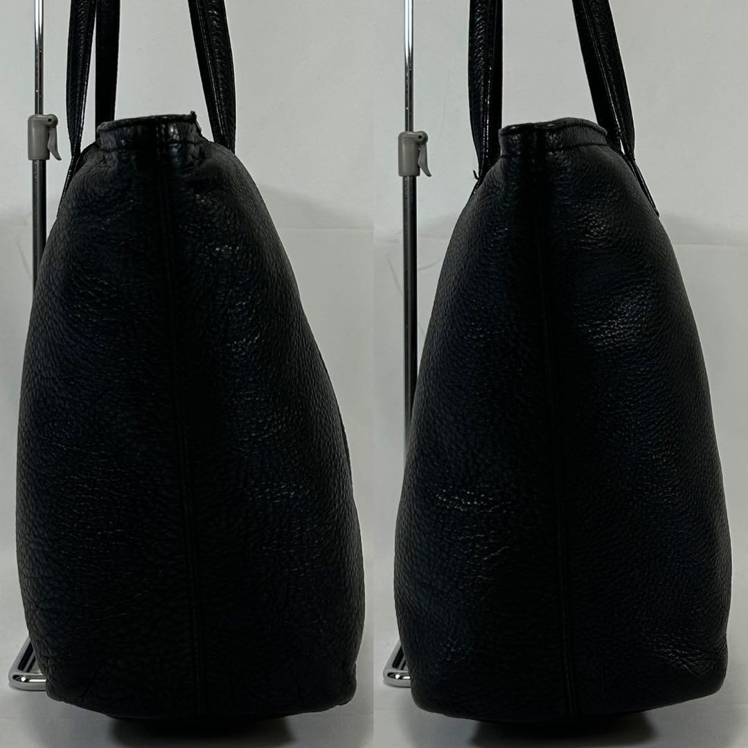 【美品】ブルックスブラザーズ トートバッグ ビジネスバッグ レザー 肩掛け 黒