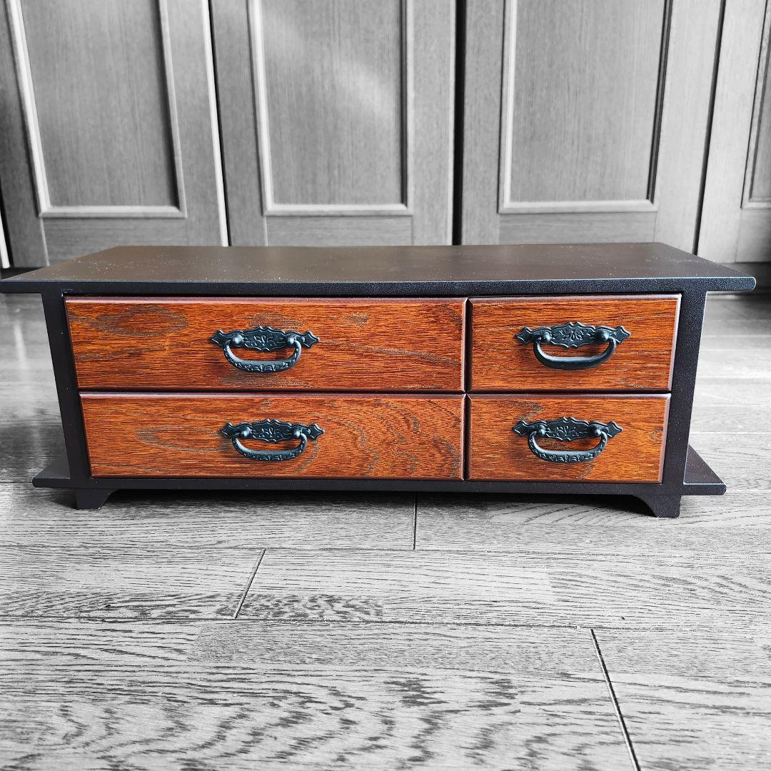 【新品未使用品】会津塗 会津漆器 会津うるみ箪笥 小箪笥 伝統工芸品