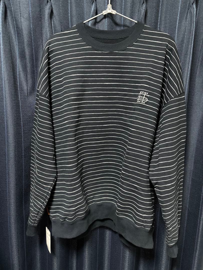 SEESEE BOARDER CREW SWEAT ネイビー