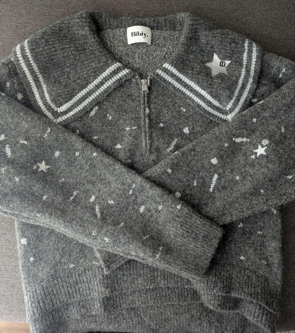 正規品値札無Bibiy. MAISON BIBIY. STAR KNIT グレー