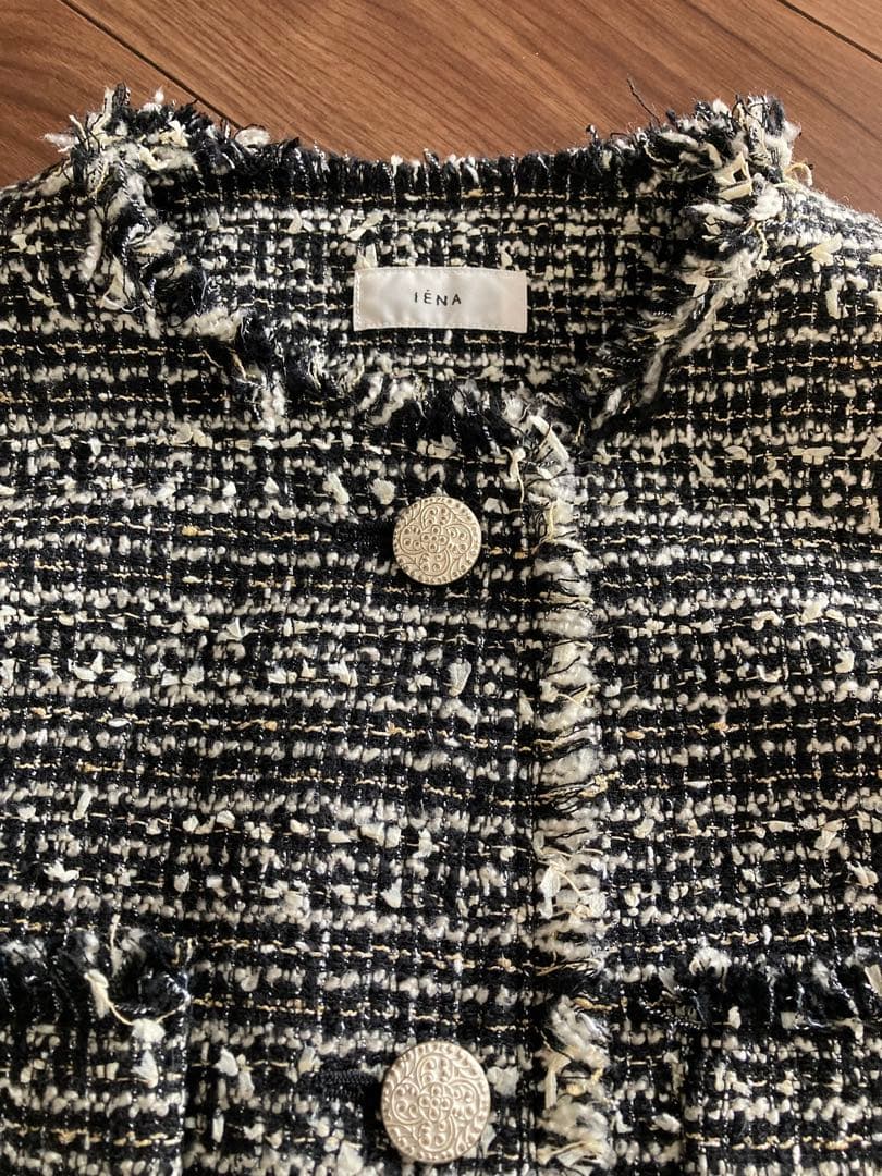 IENA Monotone Tweed ツイードジャケット