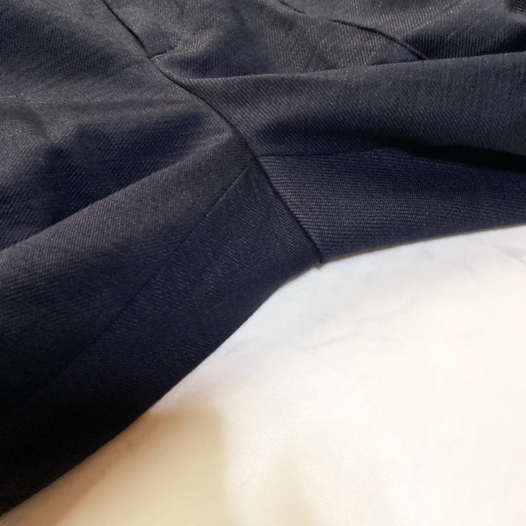 美品✨ユナイテッドアローズ セットアップ ノーカラー パンツ紺 上38 下36